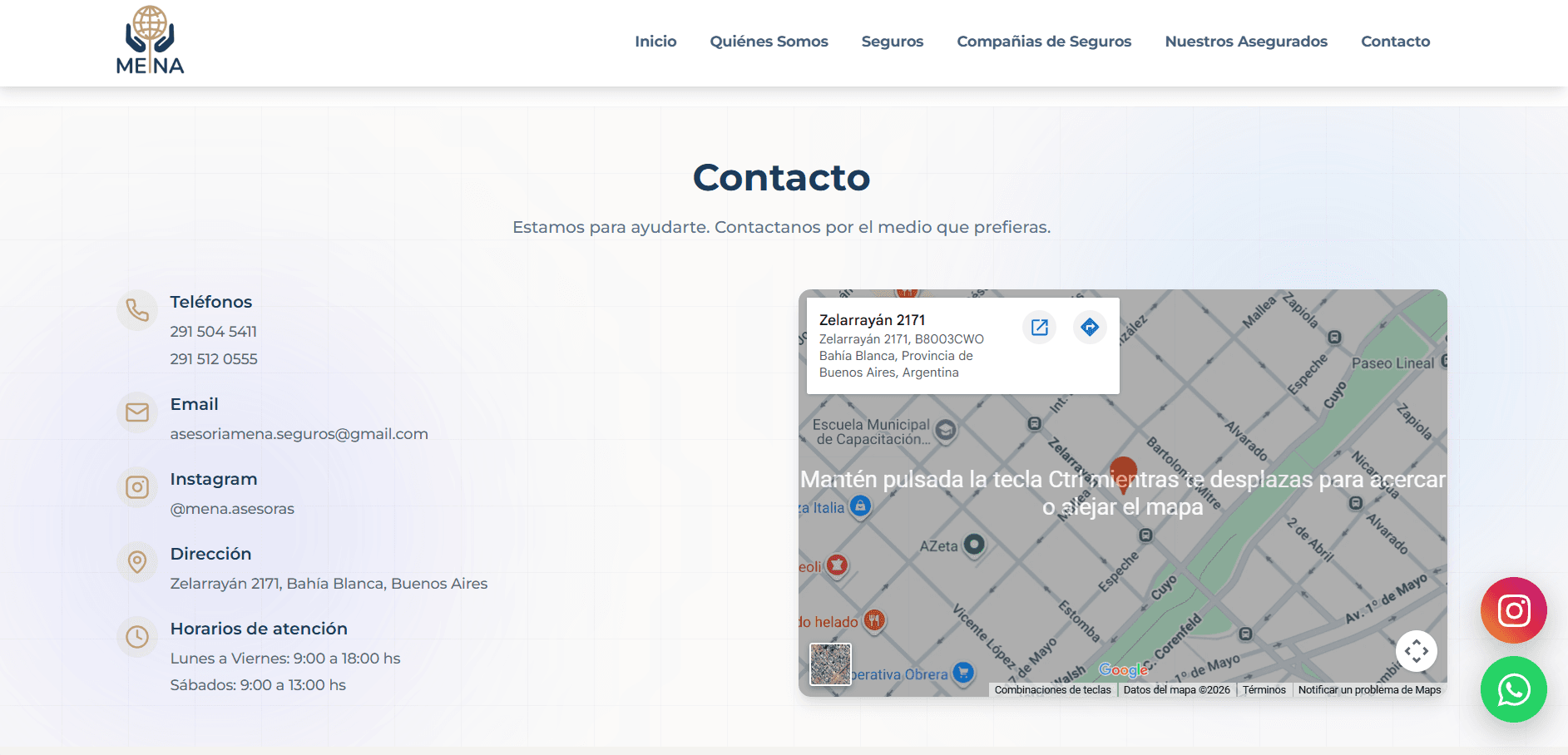 Asesoría Mena — Seguros