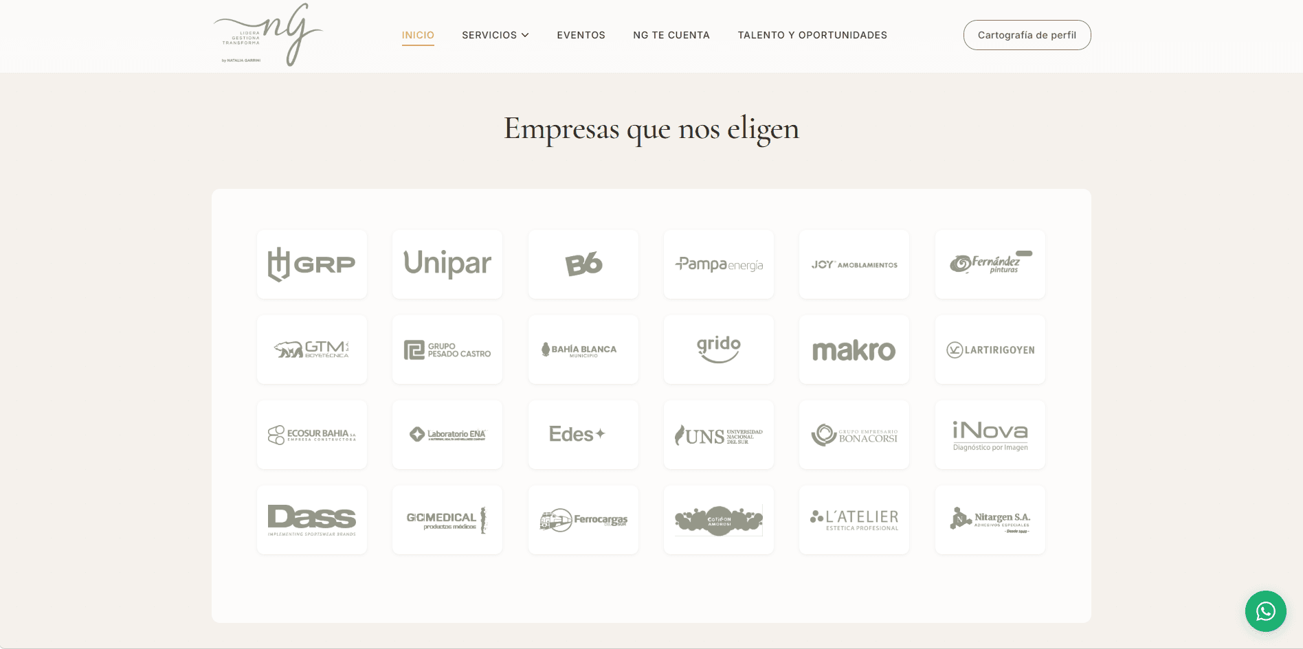 El equipo de la consultora.