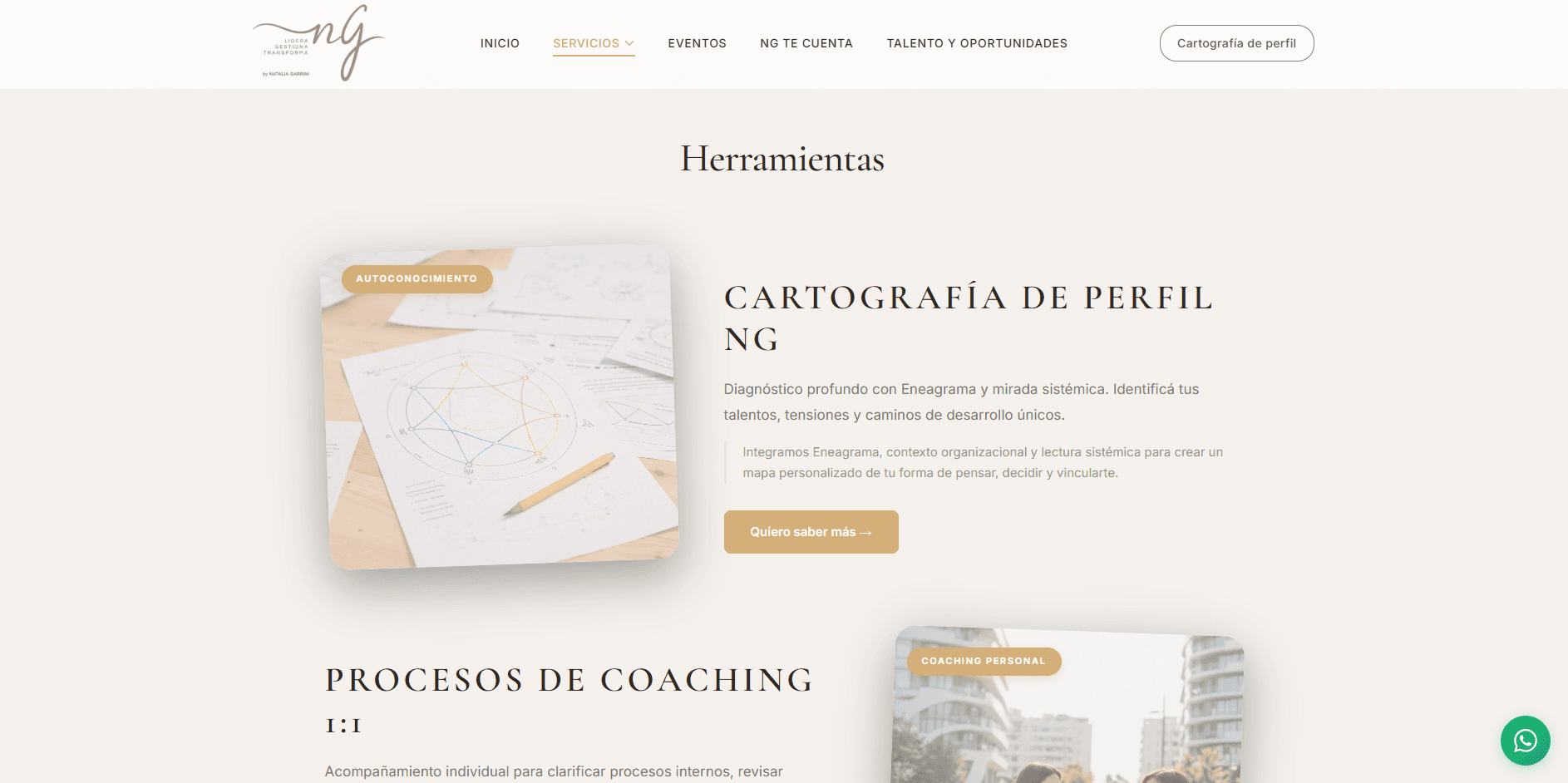 Cartografía de Perfil: el test interactivo desarrollado a medida.