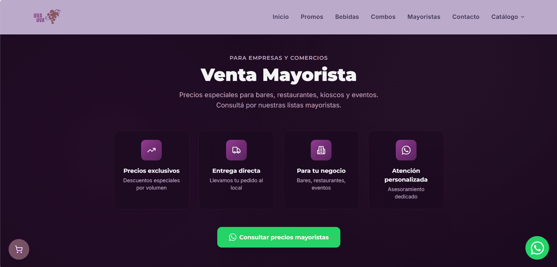 Uva Uva — E-commerce, Punta Alta